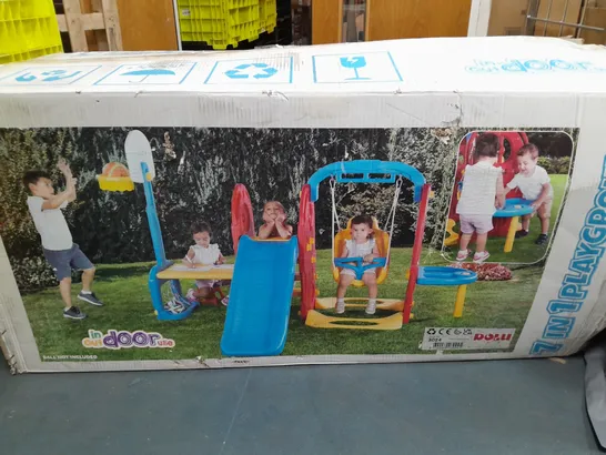 BOXED DOLU 7-IN-1 PLAYGROUND - COLLECTION ONLY RRP £199.99