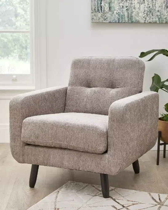 BOXED OSLO FABRIC ARMCHAIR - FSC® CERTIFIED NATURAL