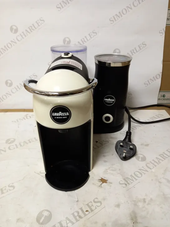 LAVAZZA A MODO MIO JOLIE PLUS COFFEE MACHINE WITH MILK FROTHER, WHITE