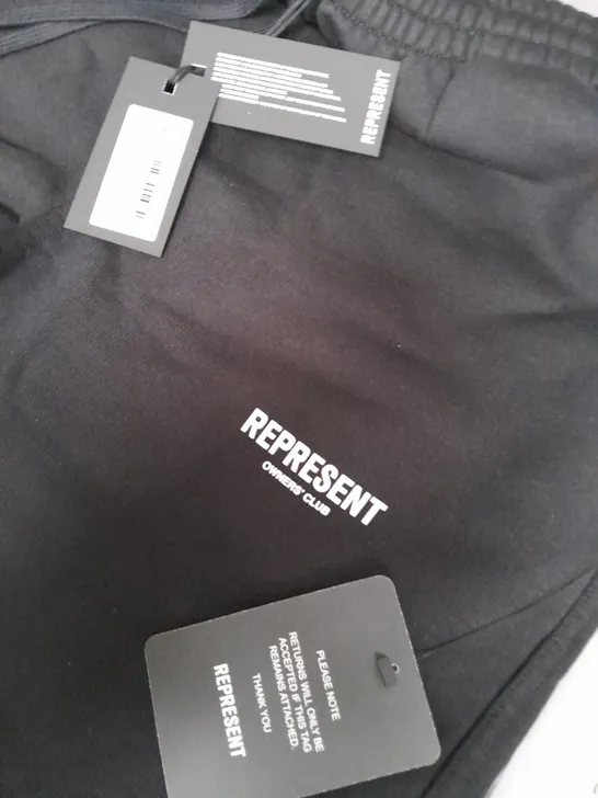 REPRESENT OWNERS CLUB SWEATPANTS IN BLACK - M