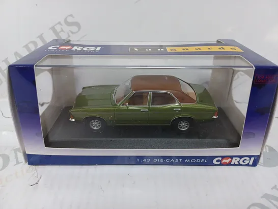 VANGUARDS CORGI VA10319 FORD CORTINA MK3 GXL ONYX GREEN