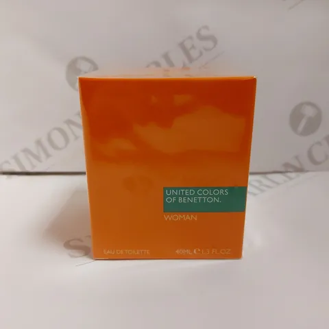 BOX OF 4 UNITED COLORS OF BENETTON WOMAN EAU DE TOILETTE - 40ML