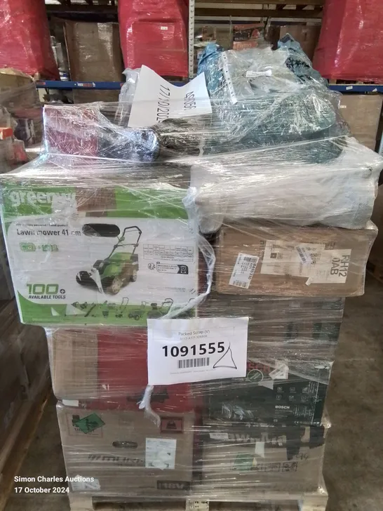 PALLET OF APPROXIMATELY 14 UNPROCESSED RAW RETURN HOUSEHOLD AND ELECTRICAL GOODS TO INCLUDE;