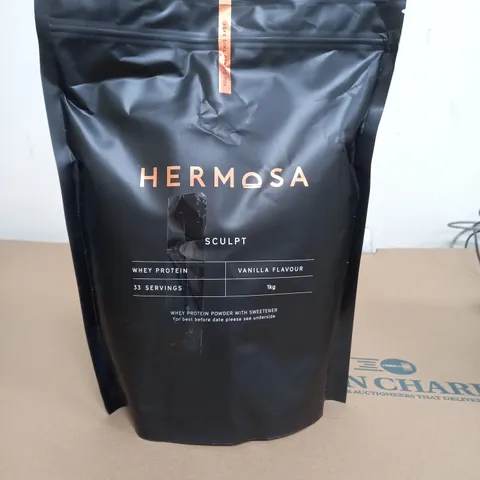 HERMOSA SCULPT WHEY PROTEIN POWDER VANILLA FLAVOUR 1KG