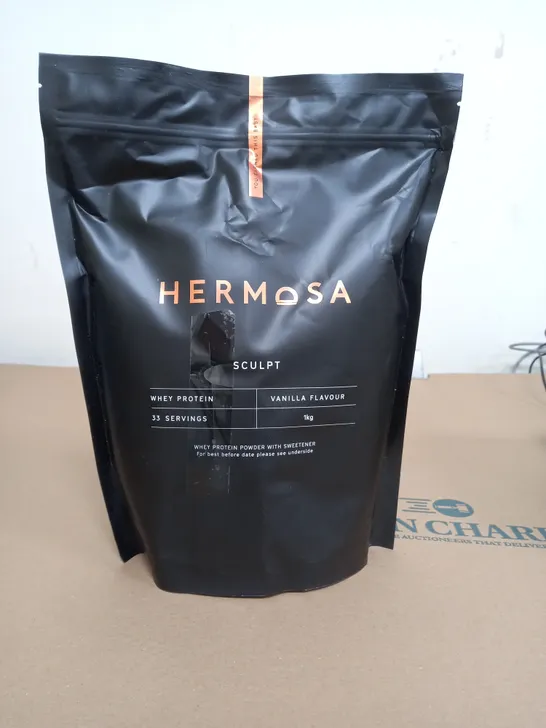 HERMOSA SCULPT WHEY PROTEIN POWDER VANILLA FLAVOUR 1KG