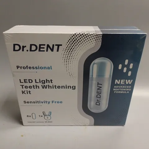 BOXED AND SEALED DR.DENT PROFESSIONAL LED LIGHT TEETH WHITENING KIT