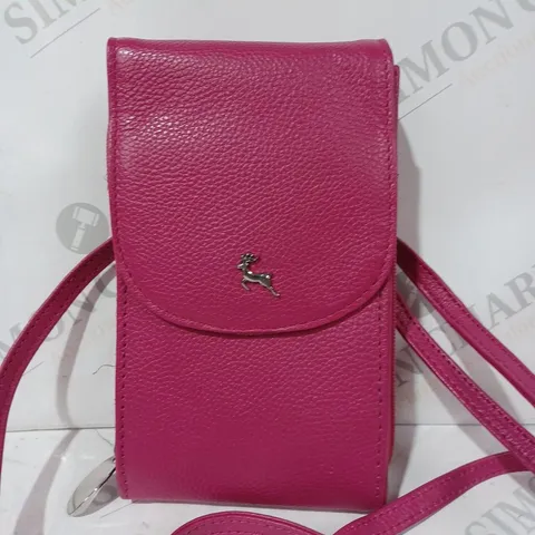 ASHWOOD PHONE CROSSBODY BAG IN MAGENTA