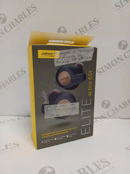 BOXED JABRA ELITE ACTIVE 65T EARBUDS