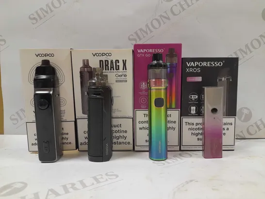 LOT OF APPROX 20 ASSORTED ITEMS TO INCLUDE - VAPORESSO XROS - VAPORESSO GTX GO 80 - VOOPOO DRAG X ECT