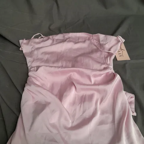 OH POLLY SIZE 6 BLUSH MINI DRESS 