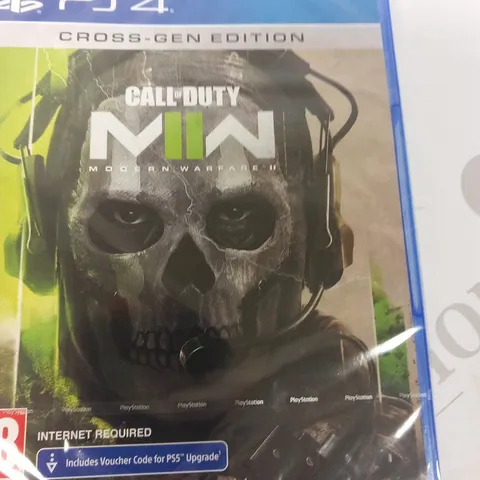 PLAYSTATION 4 CROSS GEN EDITION CALL OF DUTY MODERN WAREFARE II