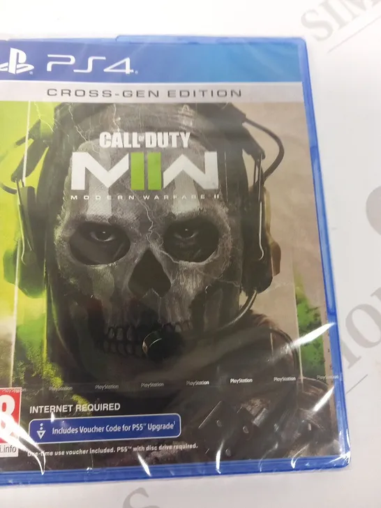 PLAYSTATION 4 CROSS GEN EDITION CALL OF DUTY MODERN WAREFARE II