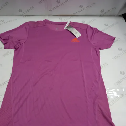 ADIDAS LILAC RUNNING T-SHIRT - M