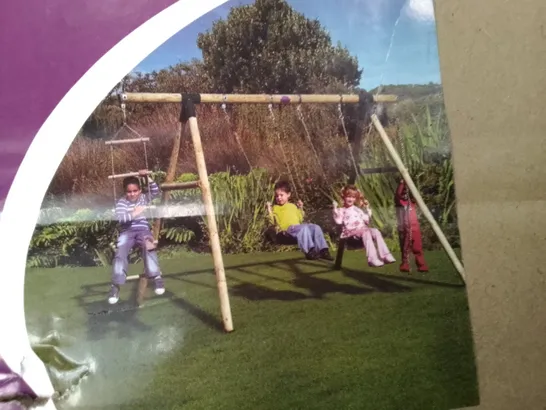 GIBBON WOODEN GARDEN SWING SET (ONLY BOX 1 OF 4)