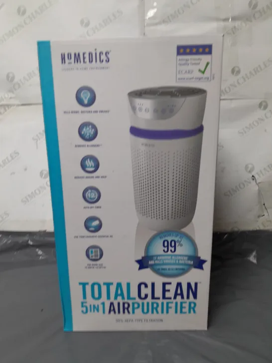 BOXED HOMEDICS TOTAL CLEAN 5IN1 AIR PURIFIER