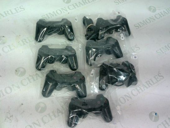 LOT OF 7 PLAYSTATION 3 CONTROLLERS 