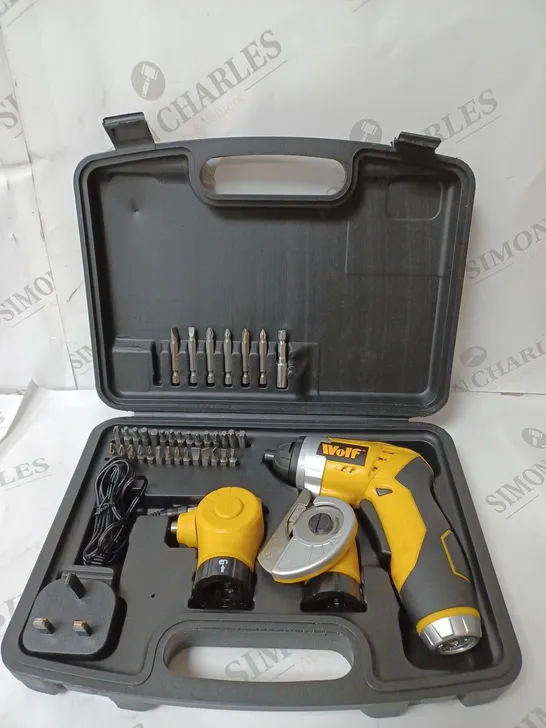 WOLF MULTI HEAD CORDLESS 3.6V LITHIUM ION SCREWDRIVER