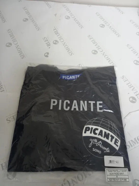 BAGGED PICANTE SUN-FADED NAVY SMALL TSHIRT 