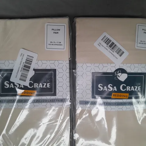 BOX OF APPROXIMATELY 15 ASSORTED SASA CRAZE BEDDING ITEMS IN VARIOUS STYLES AND COLOURS