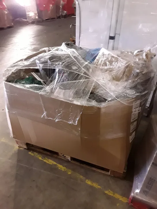 PALLET OF APPROXIMATELY 23 UNPROCESSED RAW RETURN HOUSEHOLD AND ELECTRICAL GOODS TO INCLUDE;