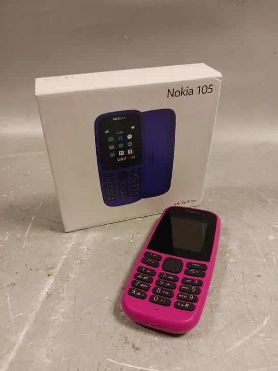 BOXED NOKIA 105 4TH EDITION MOBILE PHONE 