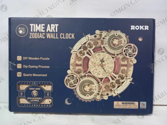 ROKR TIME ART ZODIAC WALL CLOCK WOODEN PUZZLE