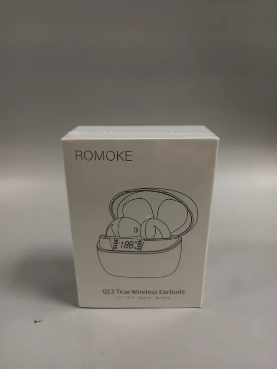 BOXED SEALED ROMOKE Q13 TRUE WIRELESS EARPHONES 