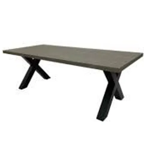 DALLAS SIX PERSON ALDER DINING TABLE TOP ONLY