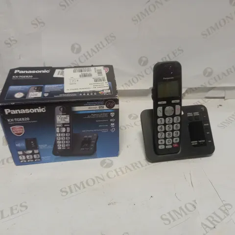 PANASONIC KX-TGE820 DIGITAL CORDLESS ANSWERING SYSTEM 