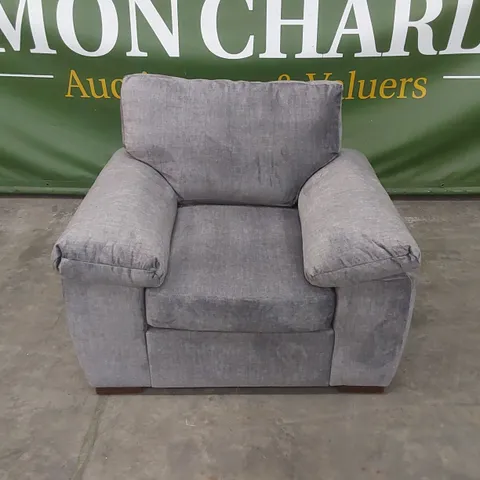 DESIGNER GREY COSY ARMCHAIR 