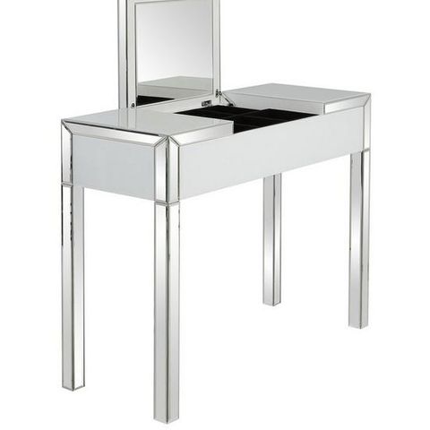 BOXED ELEGANCE DRESSING TABLE WITH FLIP MIRROR