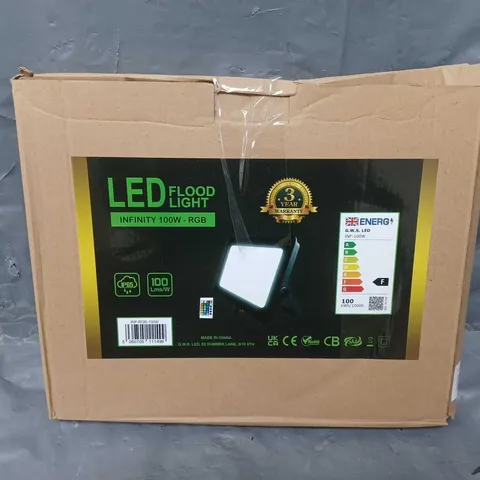 BOXED LED FLOOD LIGHT (INFINITY 100W RGB)