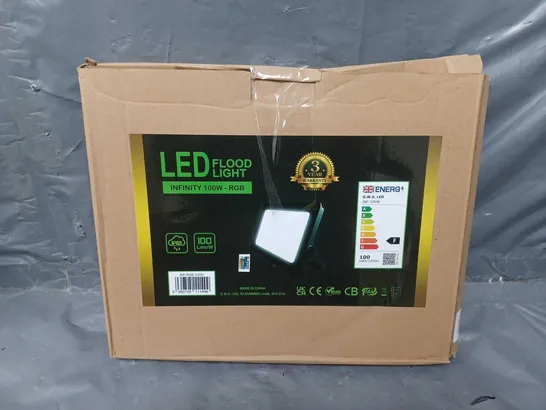 BOXED LED FLOOD LIGHT (INFINITY 100W RGB)