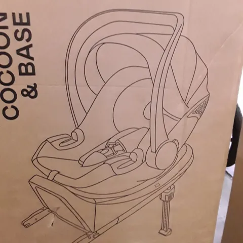 BOXED ICANDY COCOON CAR SEAT & BASE LATTE