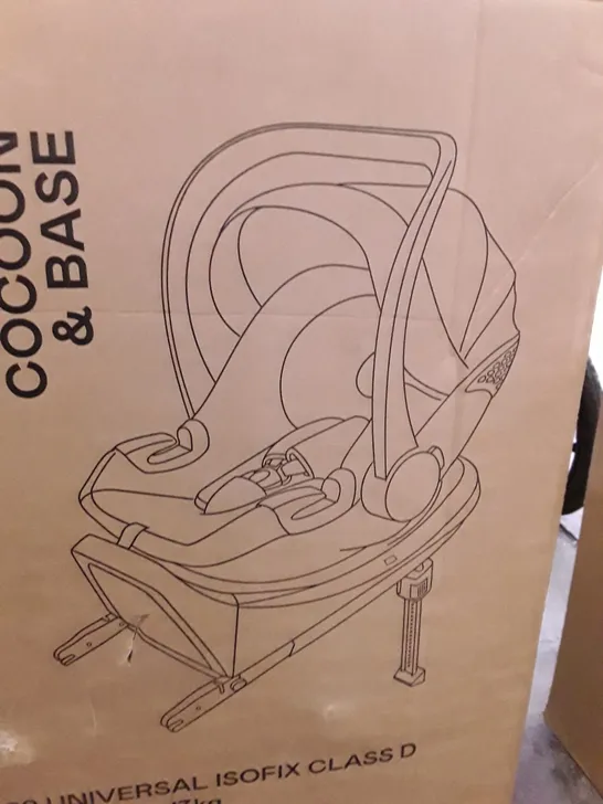 BOXED ICANDY COCOON CAR SEAT & BASE LATTE