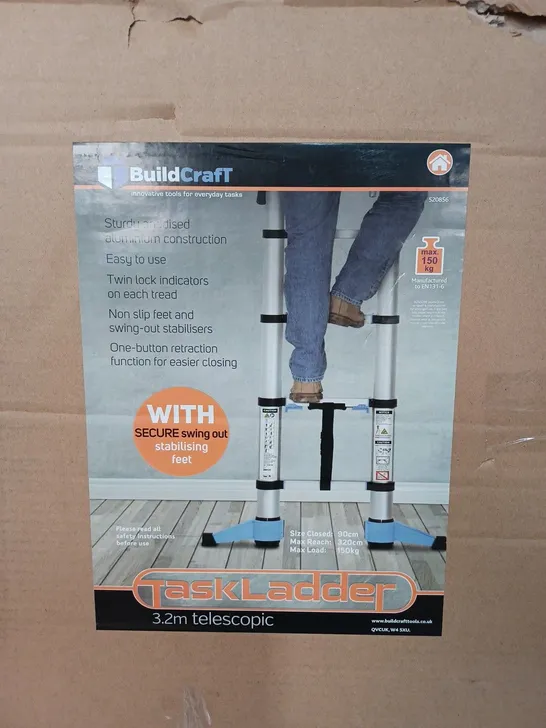 BUILDCRAFT 3.2M TELESCOPIC LADDER