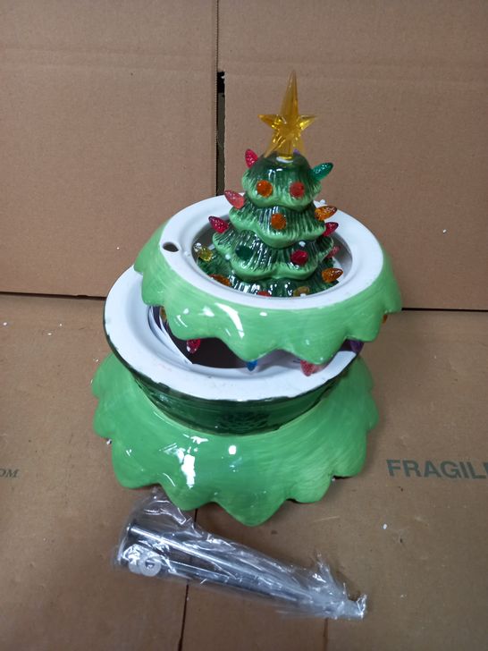 MR CHRISTMAS NOSTALGIC TREE TIERED CAKE STAND