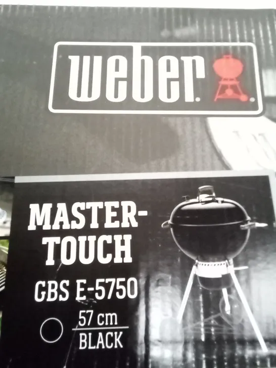 BOXED WEBER MASTERTOUCH  57CM BLACK BBQ - GBS5750 