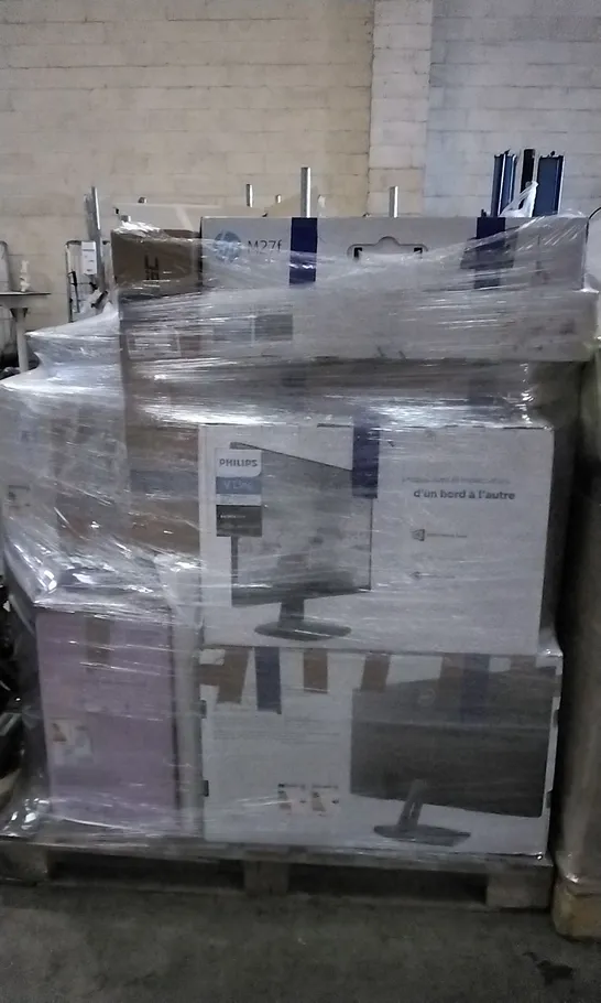 PALLET OF APPROXIMATELY 19 UNPROCESSED RAW RETURN MONITORS TO INCLUDE;