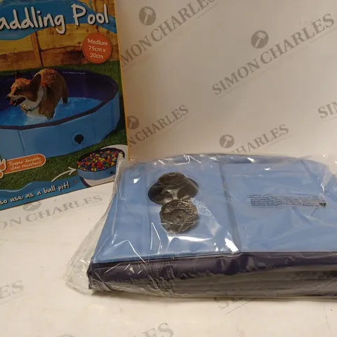 BOXED PAWPRIDE POLAR PAWS PET PADDLING POOL MEDIUM