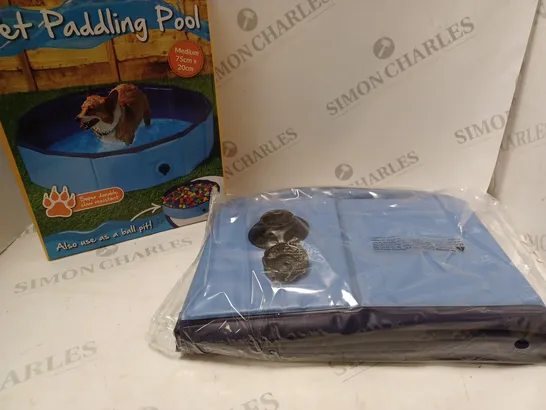 BOXED PAWPRIDE POLAR PAWS PET PADDLING POOL MEDIUM