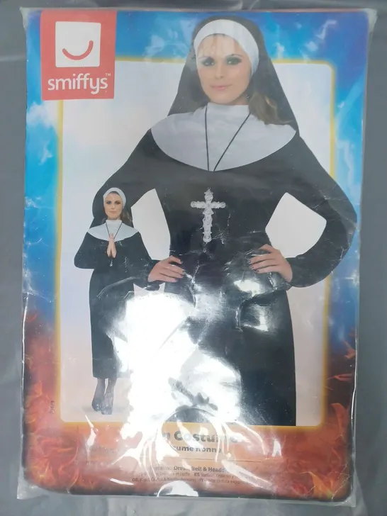 SMIFFYS NUN COSTUME - SIZE MEDIUM