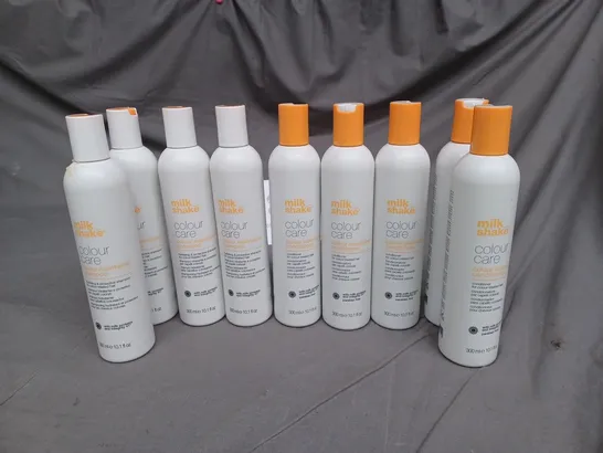 LOT OF 9 MILKSHAKE COLOUR CARE SHAMPOO AND CONDITIONER 300ML