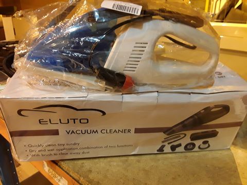 TWO 12V VACUUM CLEANERS 