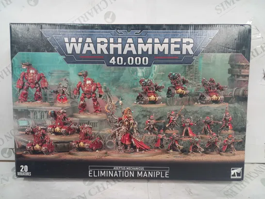 WARHAMMER 40K ADEPTUS MECHANICUS ELIMINATION MANIPLE BOX OF APPROXIMATELY 20 MINIATURES