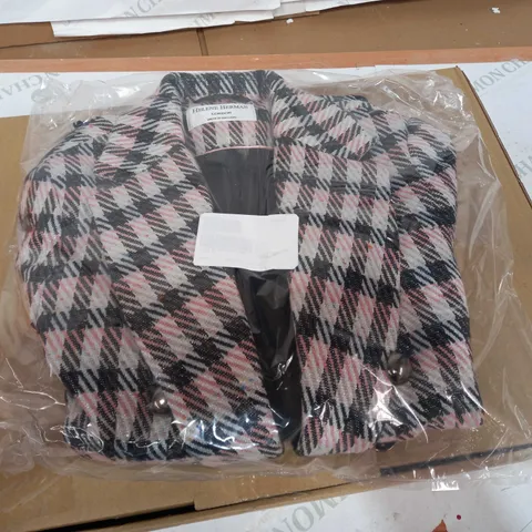 BOXED HELEN BERMAN CHECKERED JACKET SIZE M 