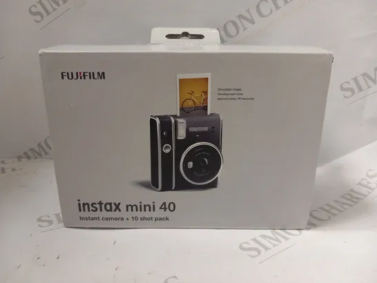 BOXED FUJIFILM INSTAX MINI 40 INSTANT CAMERA