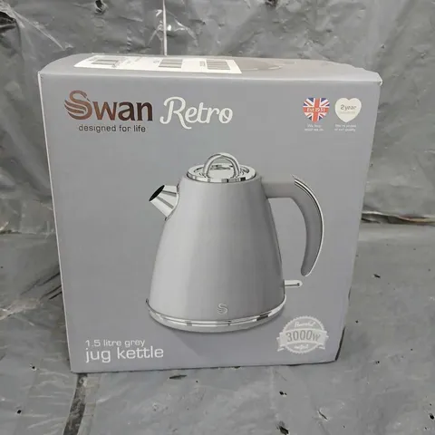 SWAN RETRO 1.5L JUG KETTLE GREY