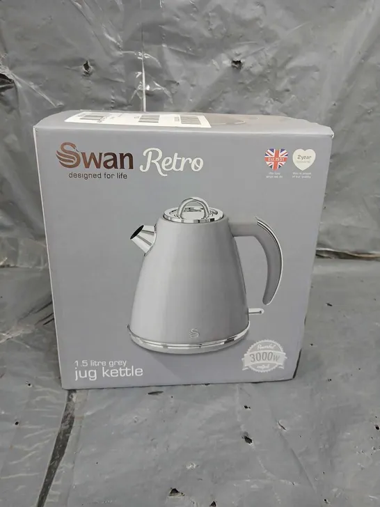 SWAN RETRO 1.5L JUG KETTLE GREY