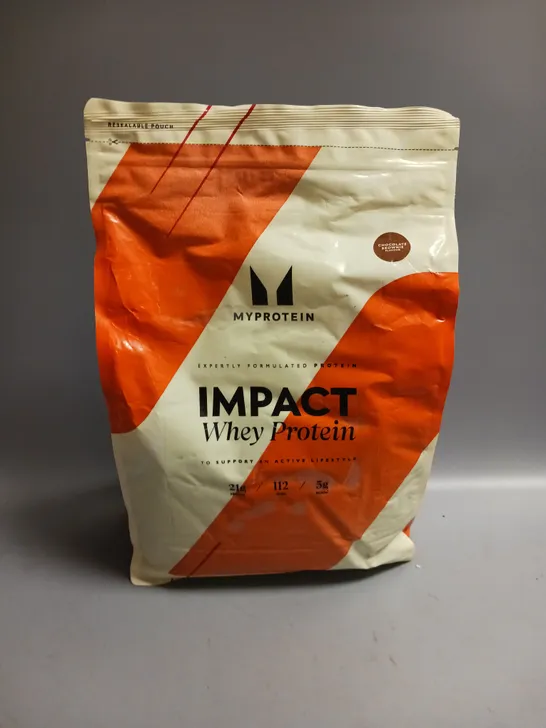 SEALED MYPROTEIN IMPACT WHEY PROTEIN IN CHOCOLATE BROWNIE 2.5KG